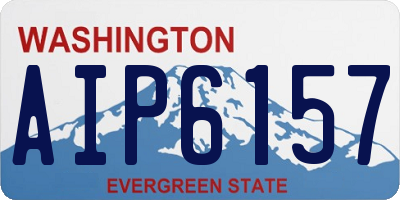 WA license plate AIP6157