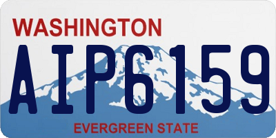 WA license plate AIP6159