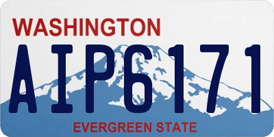WA license plate AIP6171