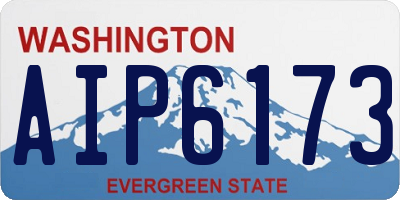 WA license plate AIP6173