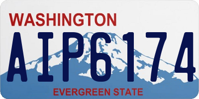 WA license plate AIP6174