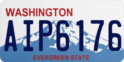 WA license plate AIP6176