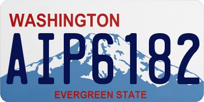 WA license plate AIP6182