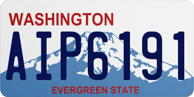 WA license plate AIP6191