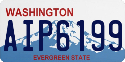 WA license plate AIP6199