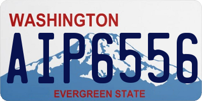 WA license plate AIP6556