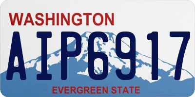 WA license plate AIP6917