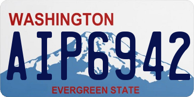 WA license plate AIP6942