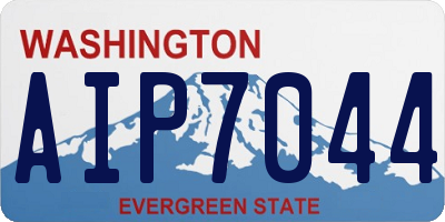 WA license plate AIP7044