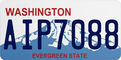 WA license plate AIP7088