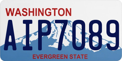 WA license plate AIP7089