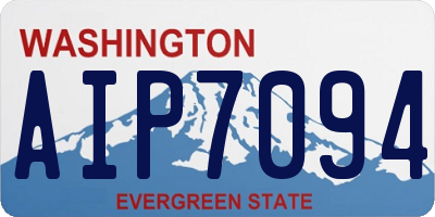 WA license plate AIP7094