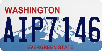 WA license plate AIP7146