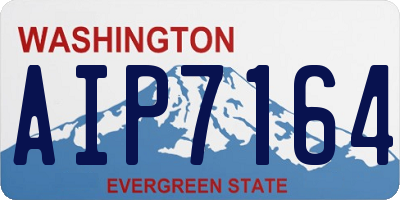 WA license plate AIP7164