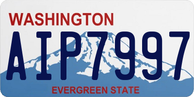 WA license plate AIP7997