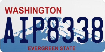 WA license plate AIP8338