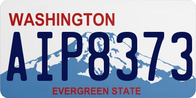 WA license plate AIP8373