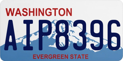 WA license plate AIP8396