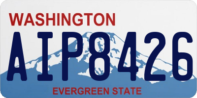 WA license plate AIP8426