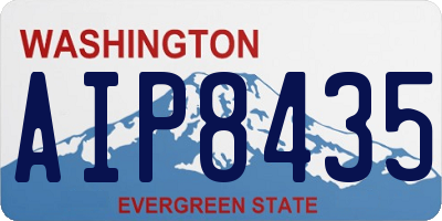 WA license plate AIP8435