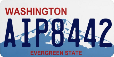 WA license plate AIP8442