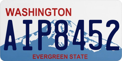 WA license plate AIP8452