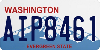 WA license plate AIP8461