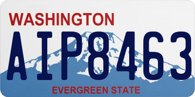WA license plate AIP8463