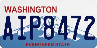 WA license plate AIP8472