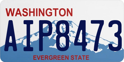WA license plate AIP8473