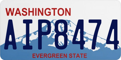 WA license plate AIP8474