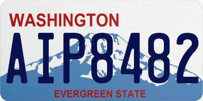 WA license plate AIP8482