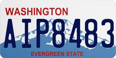 WA license plate AIP8483