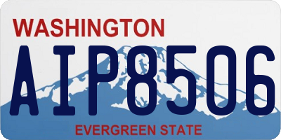WA license plate AIP8506