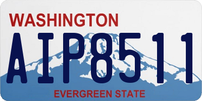 WA license plate AIP8511