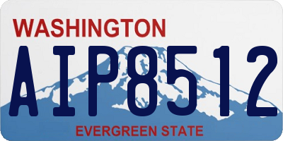 WA license plate AIP8512