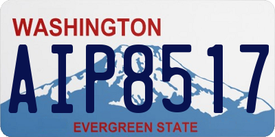WA license plate AIP8517