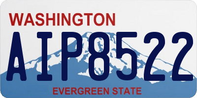 WA license plate AIP8522