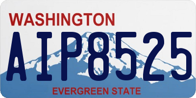 WA license plate AIP8525
