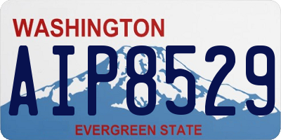 WA license plate AIP8529