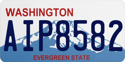 WA license plate AIP8582
