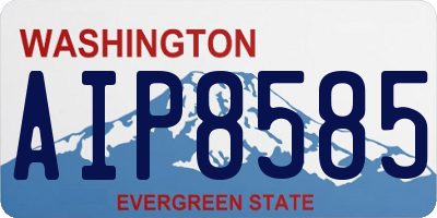WA license plate AIP8585