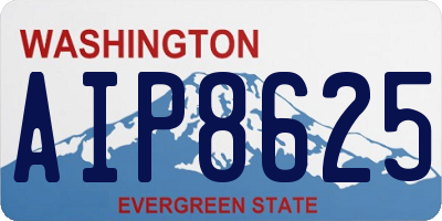 WA license plate AIP8625