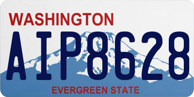 WA license plate AIP8628