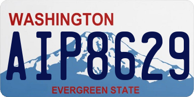 WA license plate AIP8629
