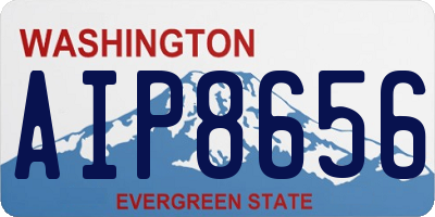 WA license plate AIP8656