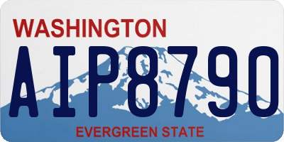 WA license plate AIP8790