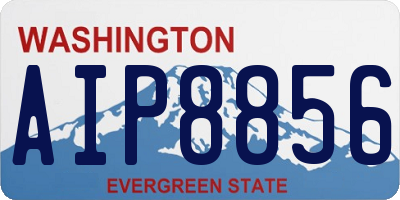 WA license plate AIP8856