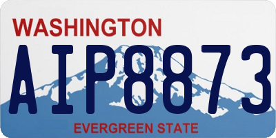 WA license plate AIP8873