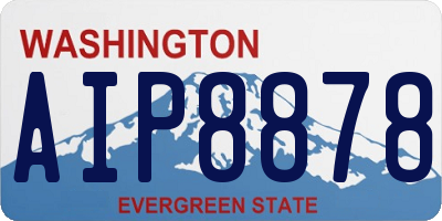 WA license plate AIP8878